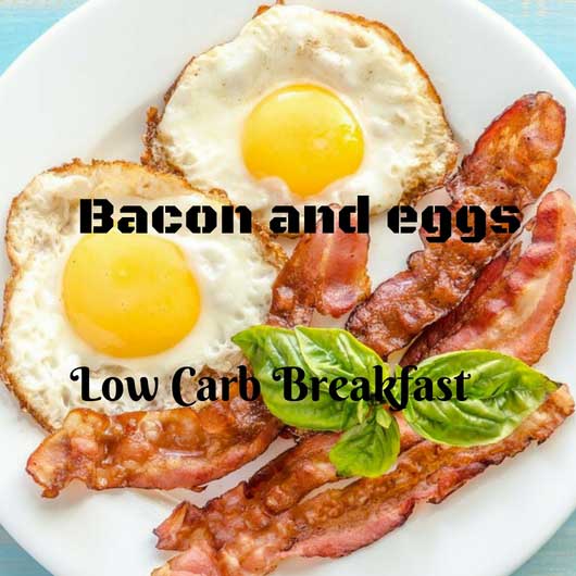 Keto bacon and eggs