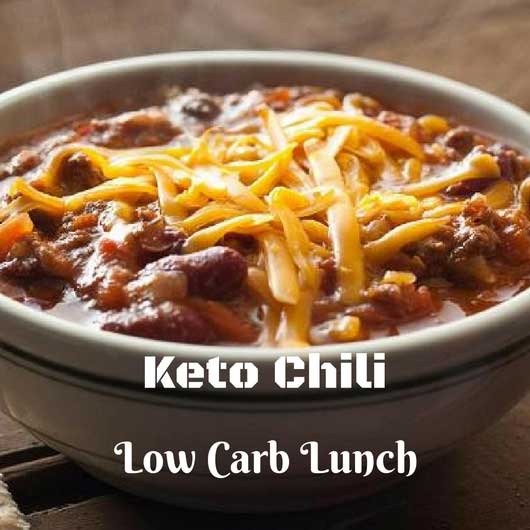 Quick Keto Chili Low Carb Lunch