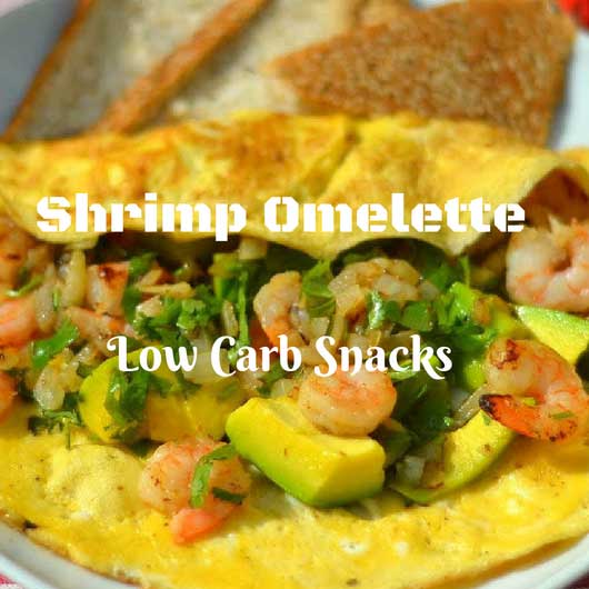 Shrimp omelette