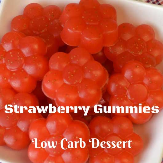Strawberry gummies
