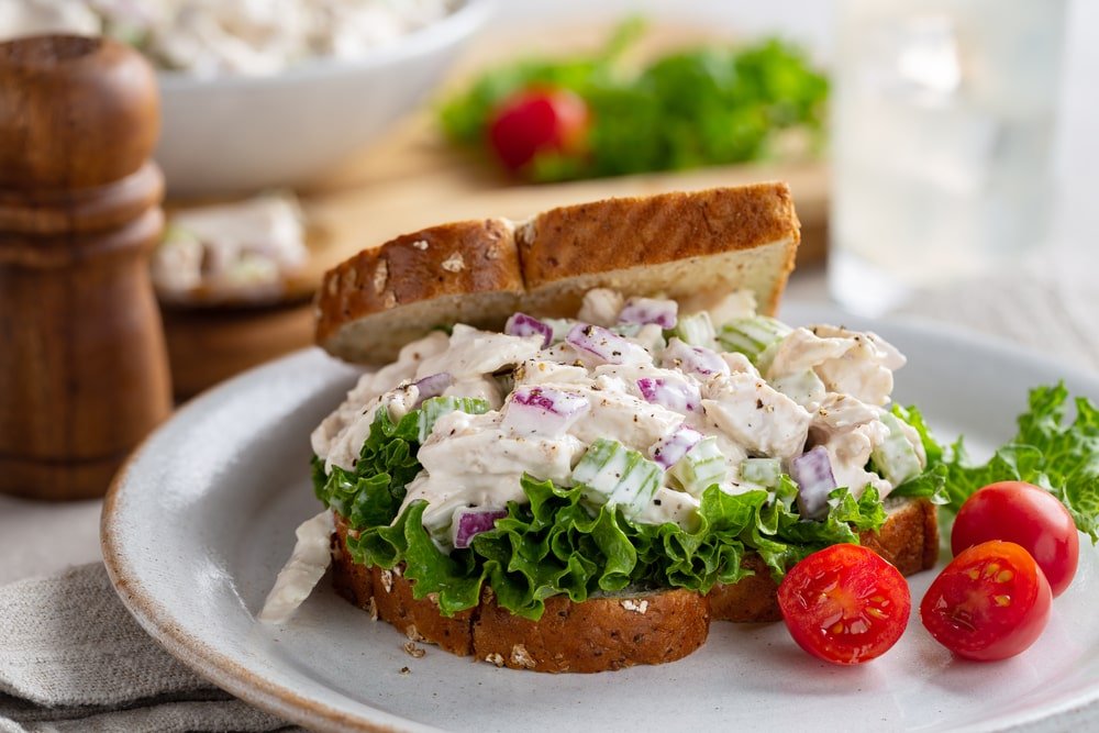 keto creamy chicken salad