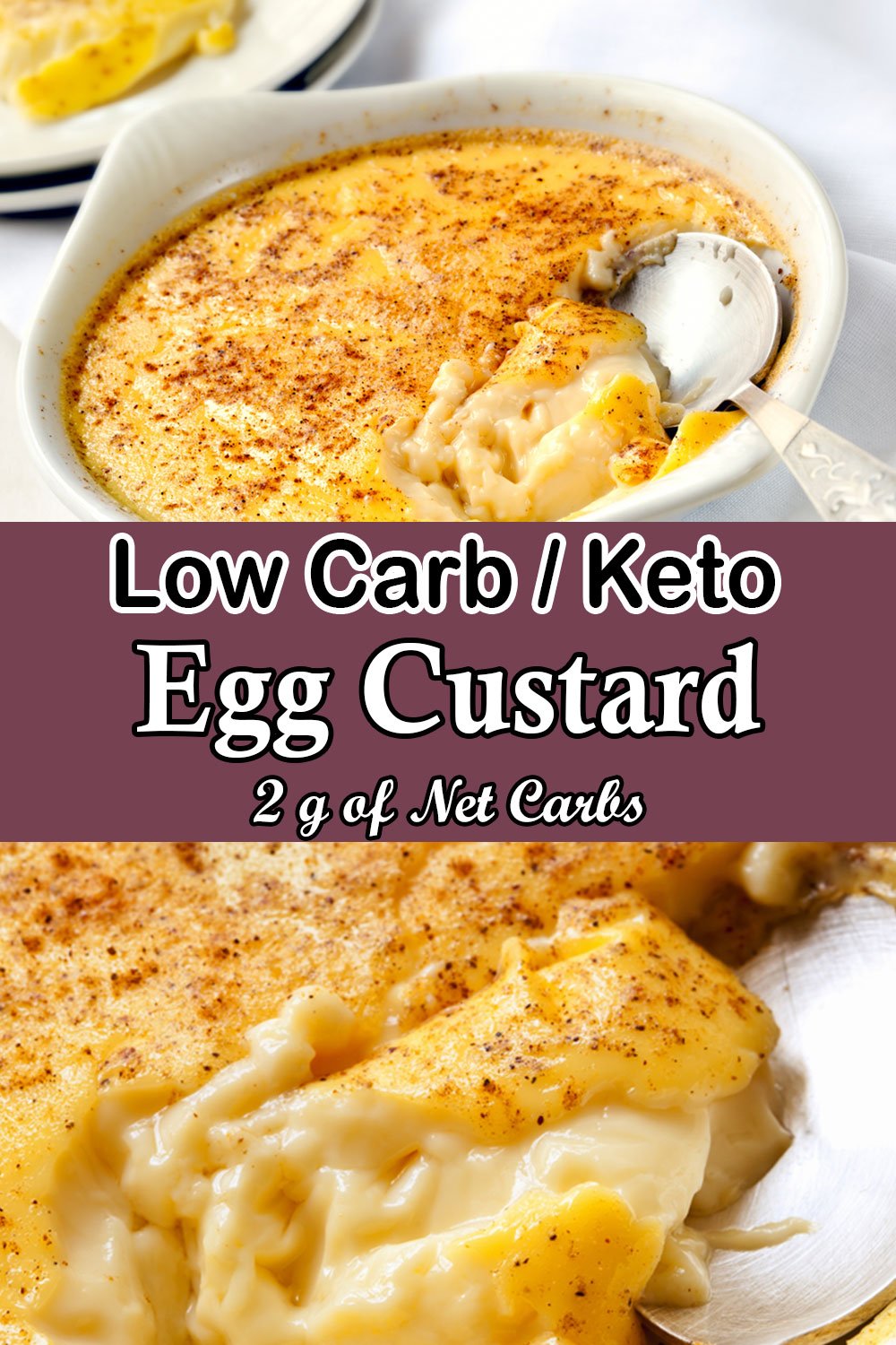Low Carb Keto Egg Custard