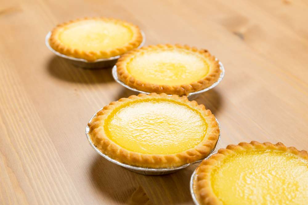 keto baked custard tart