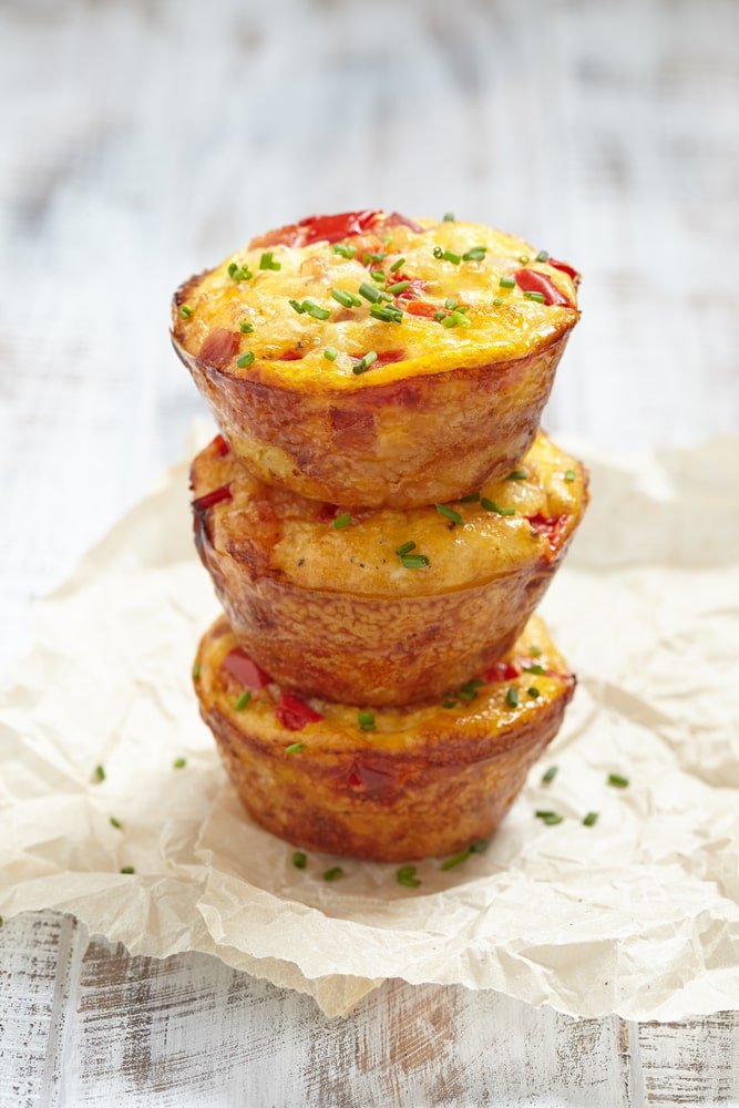 low carb sausage egg muffins