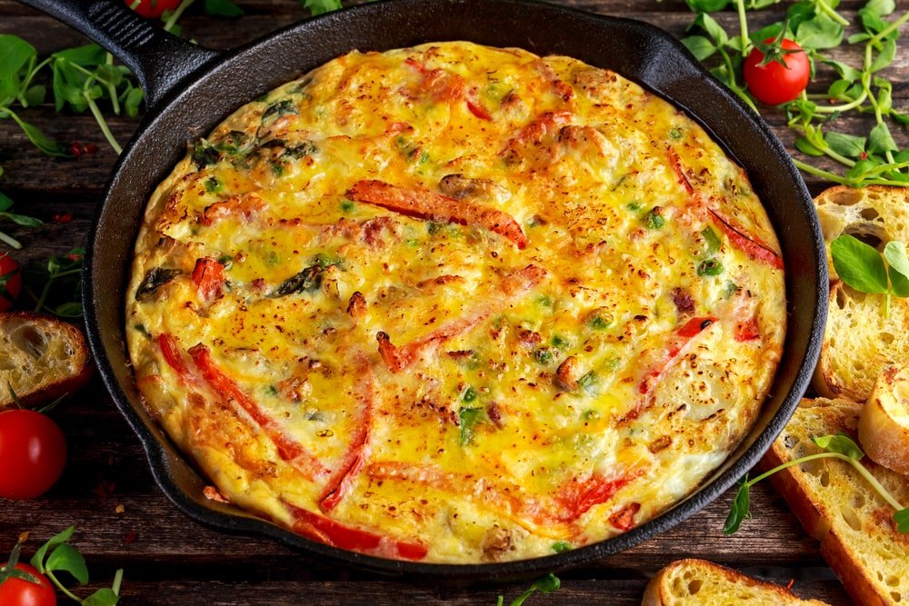keto egg spinach frittata keto egg spinach frittata