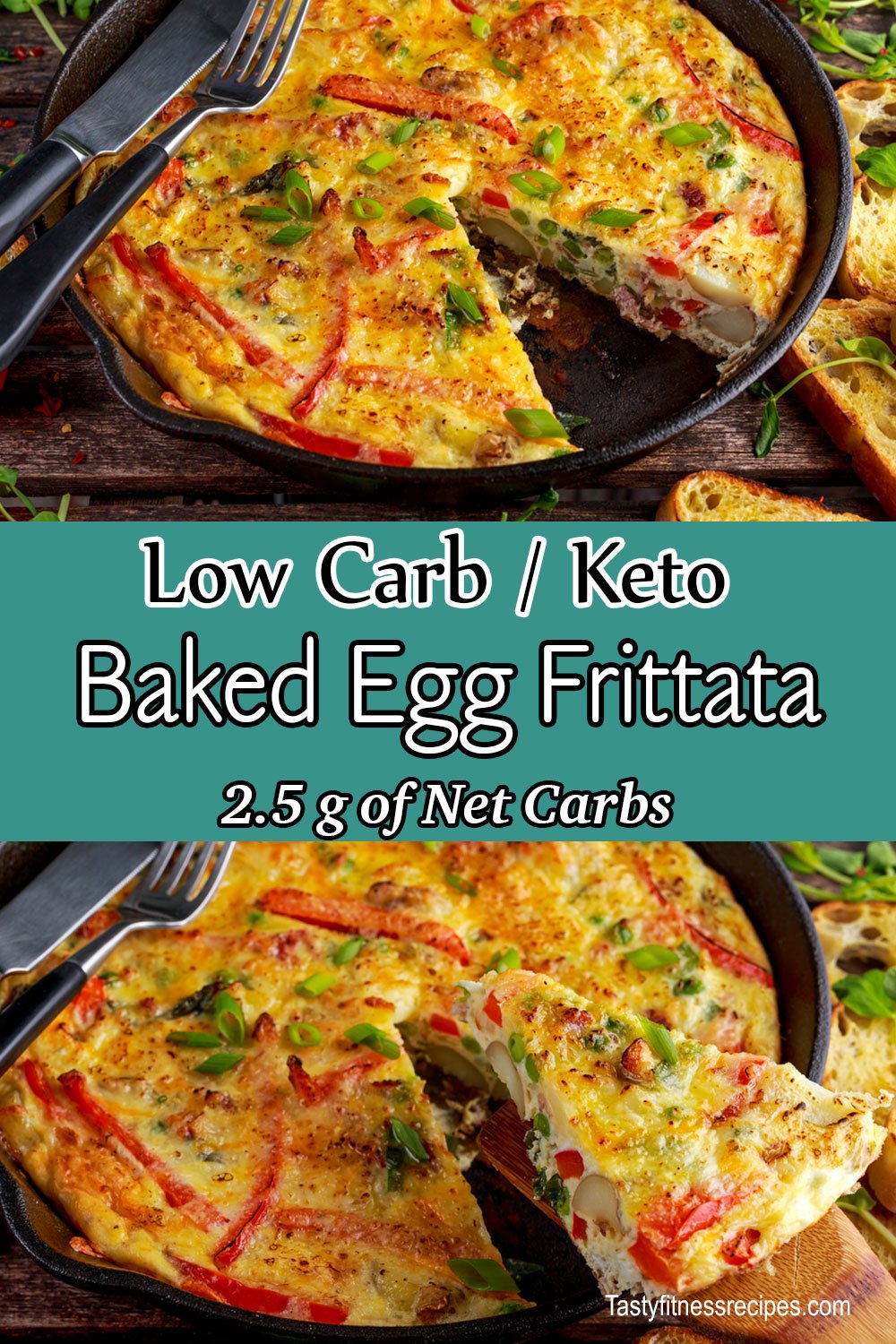 low carb keto egg frittata baked