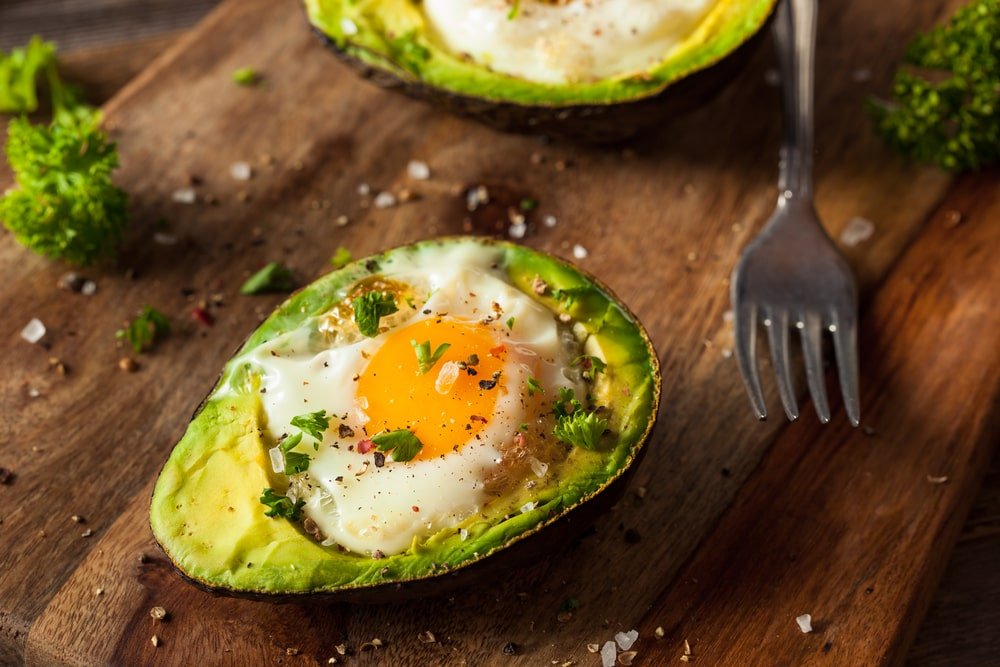 keto avocado bacon egg recipe