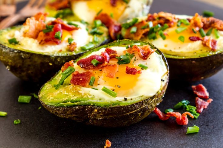 keto avocado egg