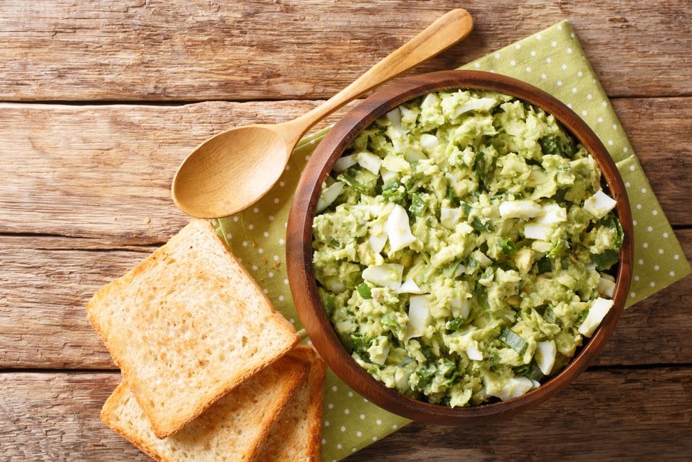 low carb avocado egg salad