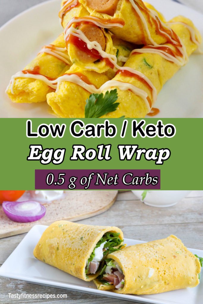 Keto Egg Wrap - Low Carb Egg Roll Wrap (Super Breakfast)