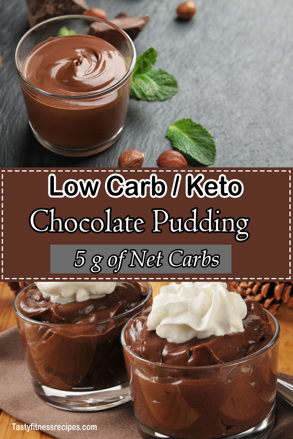 Low carb Keto Chocolate Pudding