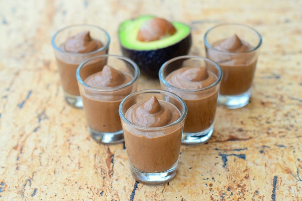 low carb avocado chocolate pudding