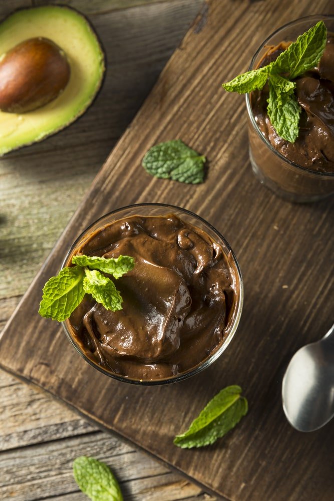 low carb chocolate avocado pudding