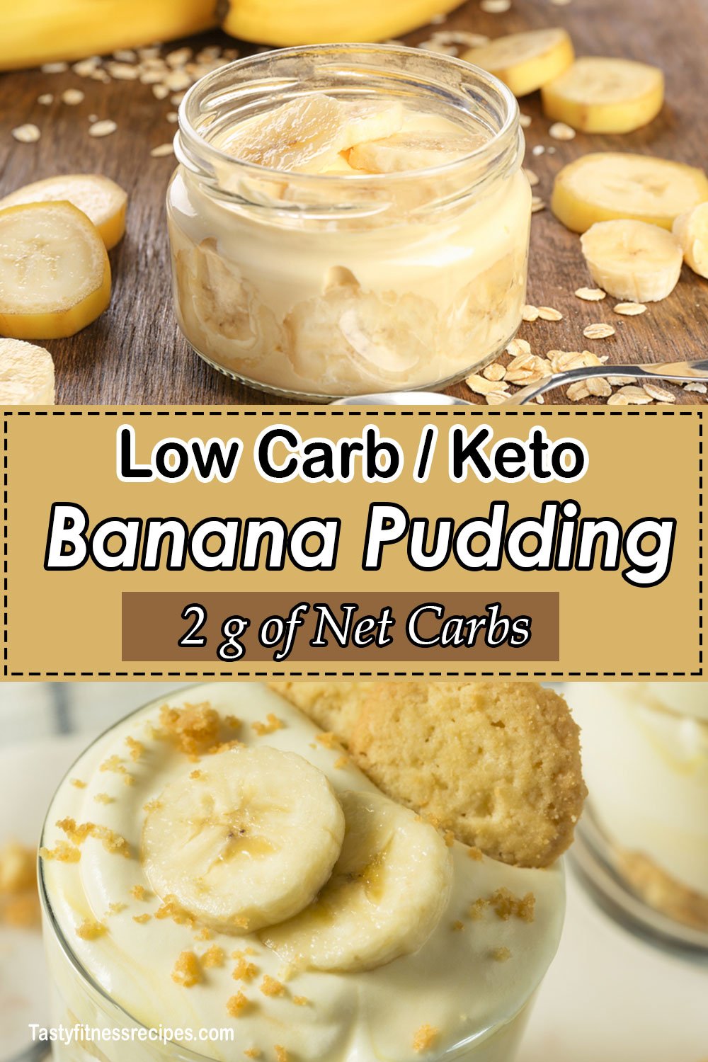 low carb keto banana pudding