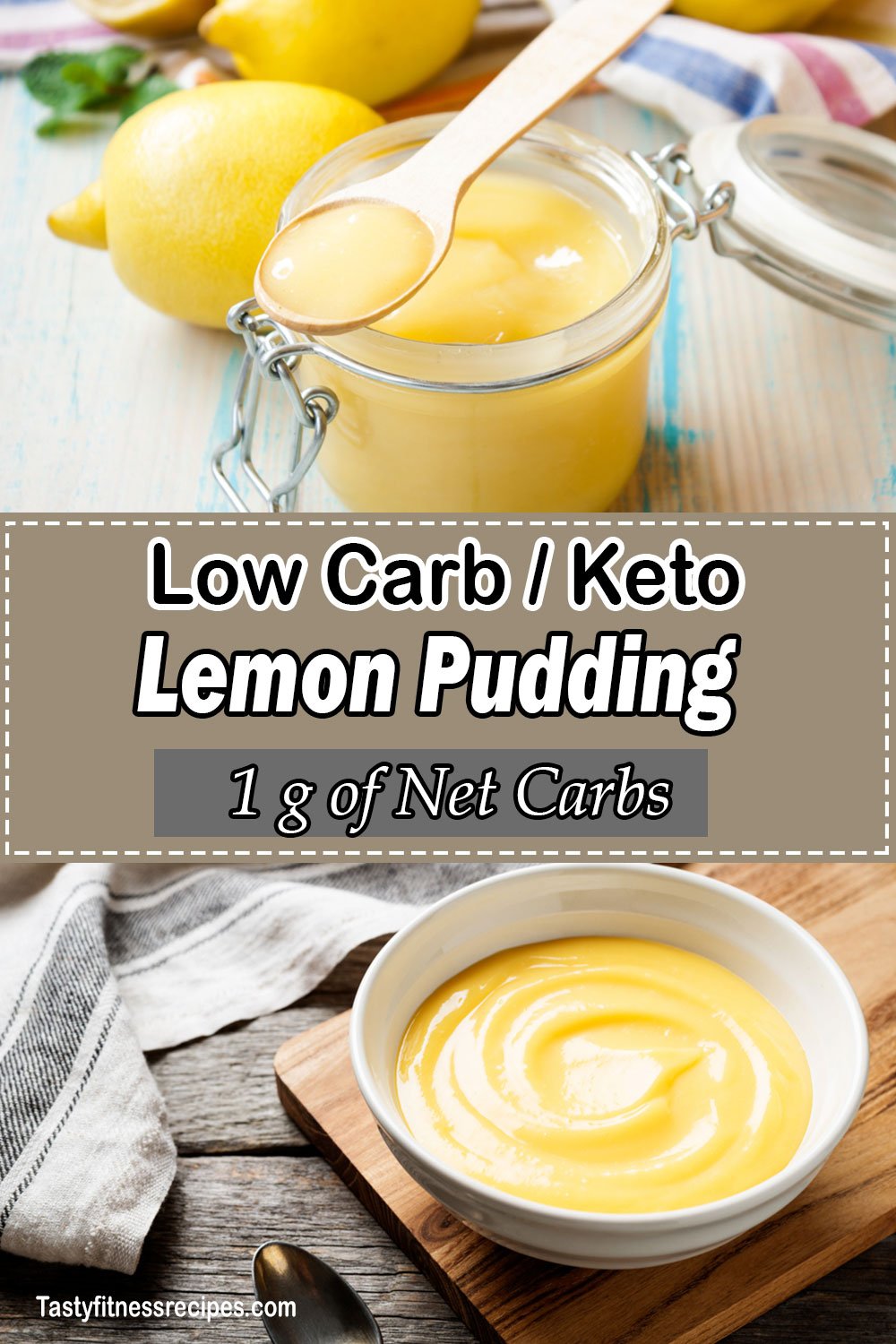 low carb keto lemon pudding