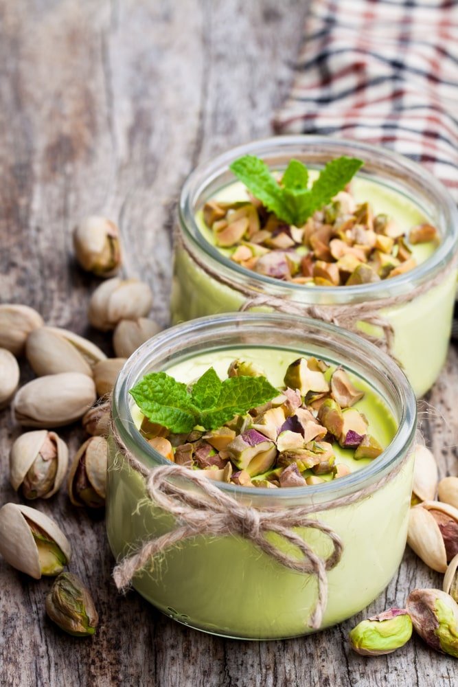 low carb pistachio pudding