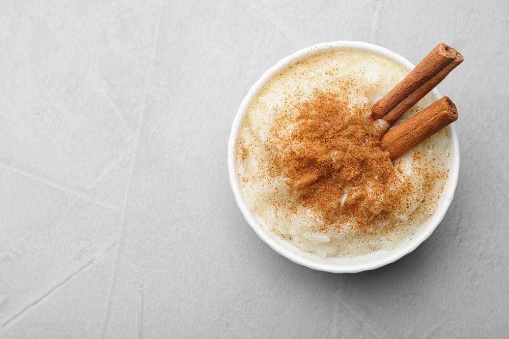 low carb rice pudding