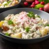 Keto Potato Salad – Low Carb Potato Salad (Cauli + Radish)