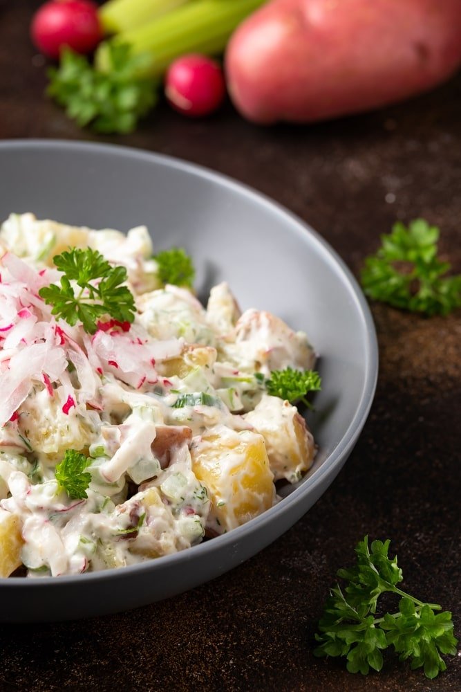 keto potato salad cauliflower