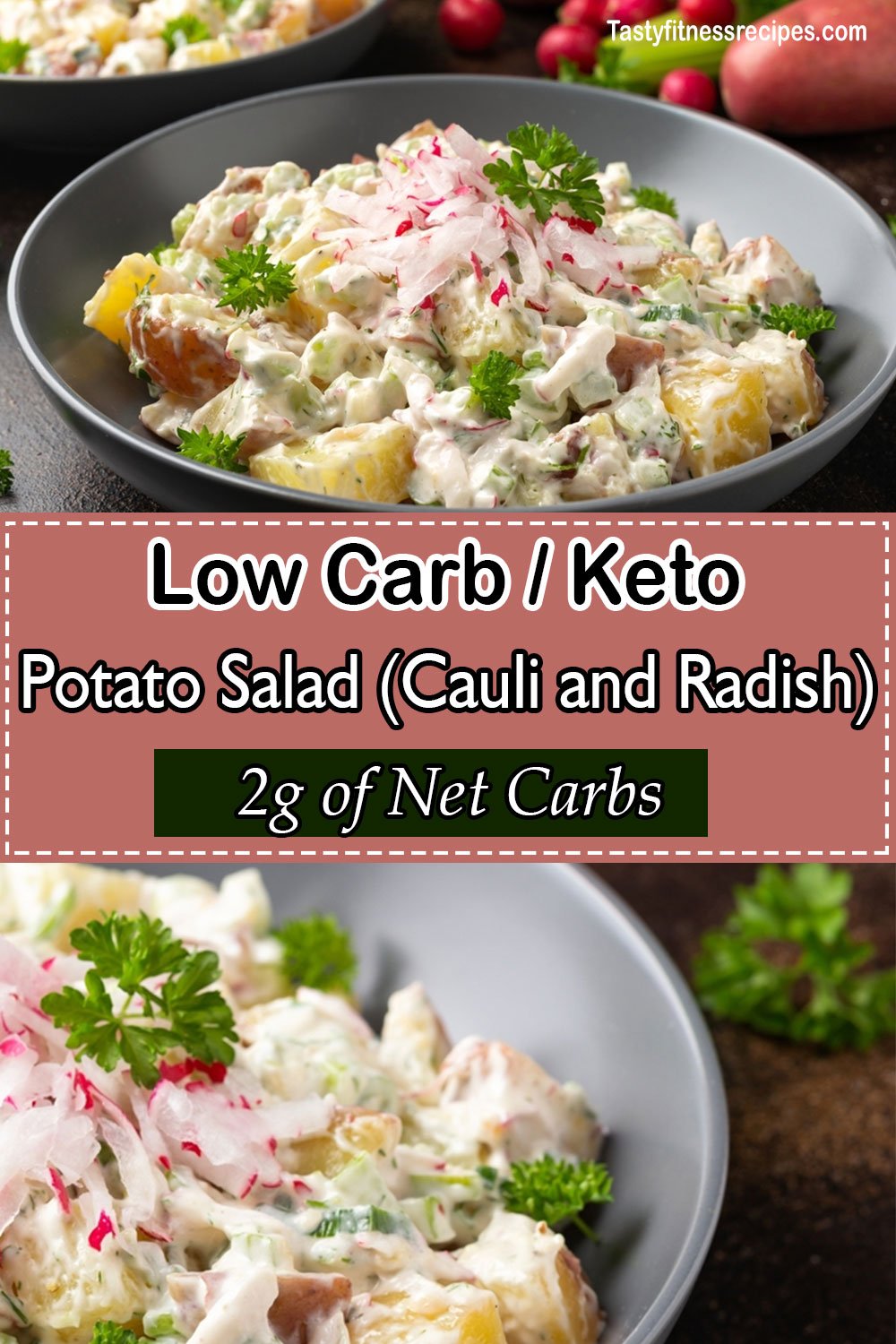 low carb keto potato salad