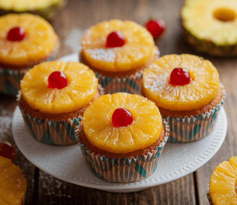 pineapple upside down cupcake recipe