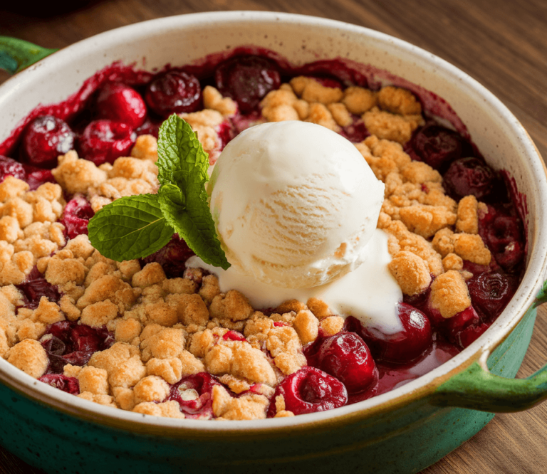 cherry crisp recipe