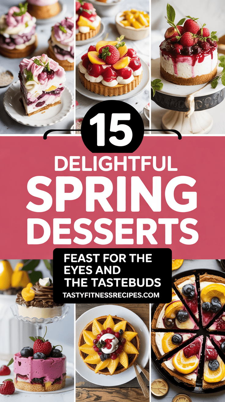 15 Delightful Spring Desserts That Are a Feast for the Eyes and the Tastebuds to Sweeten Your Season