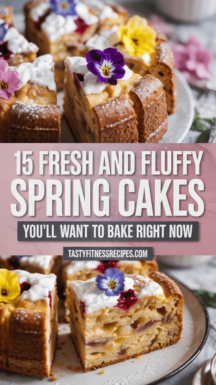 15 Fresh and Fluffy Spring Cakes