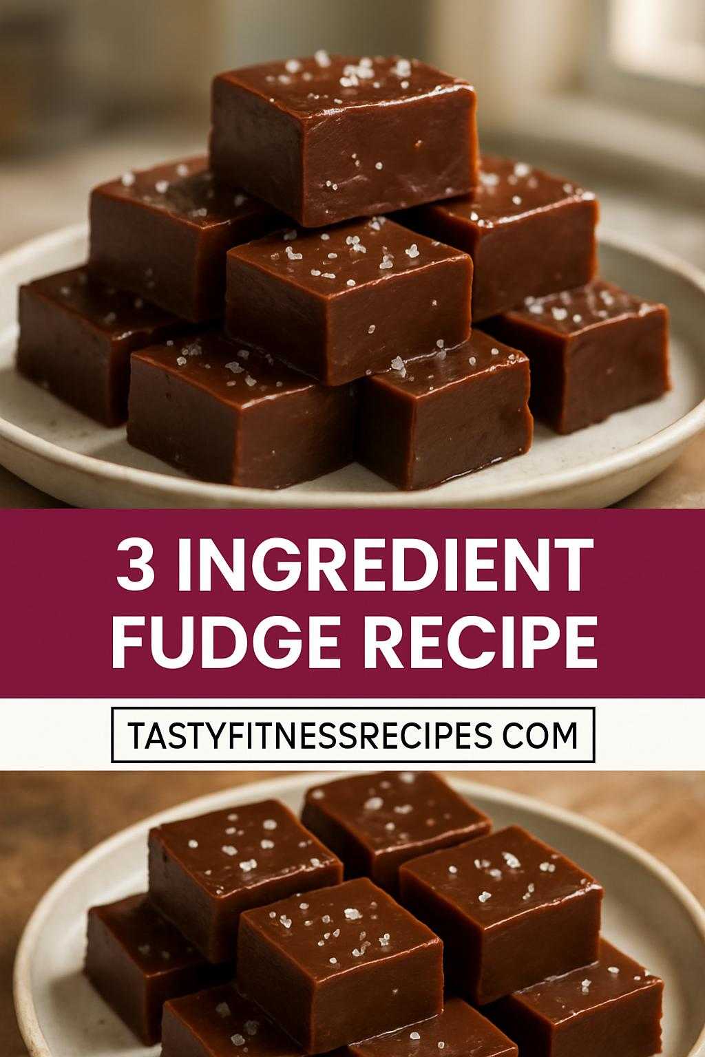 3 ingredient fudge recipe