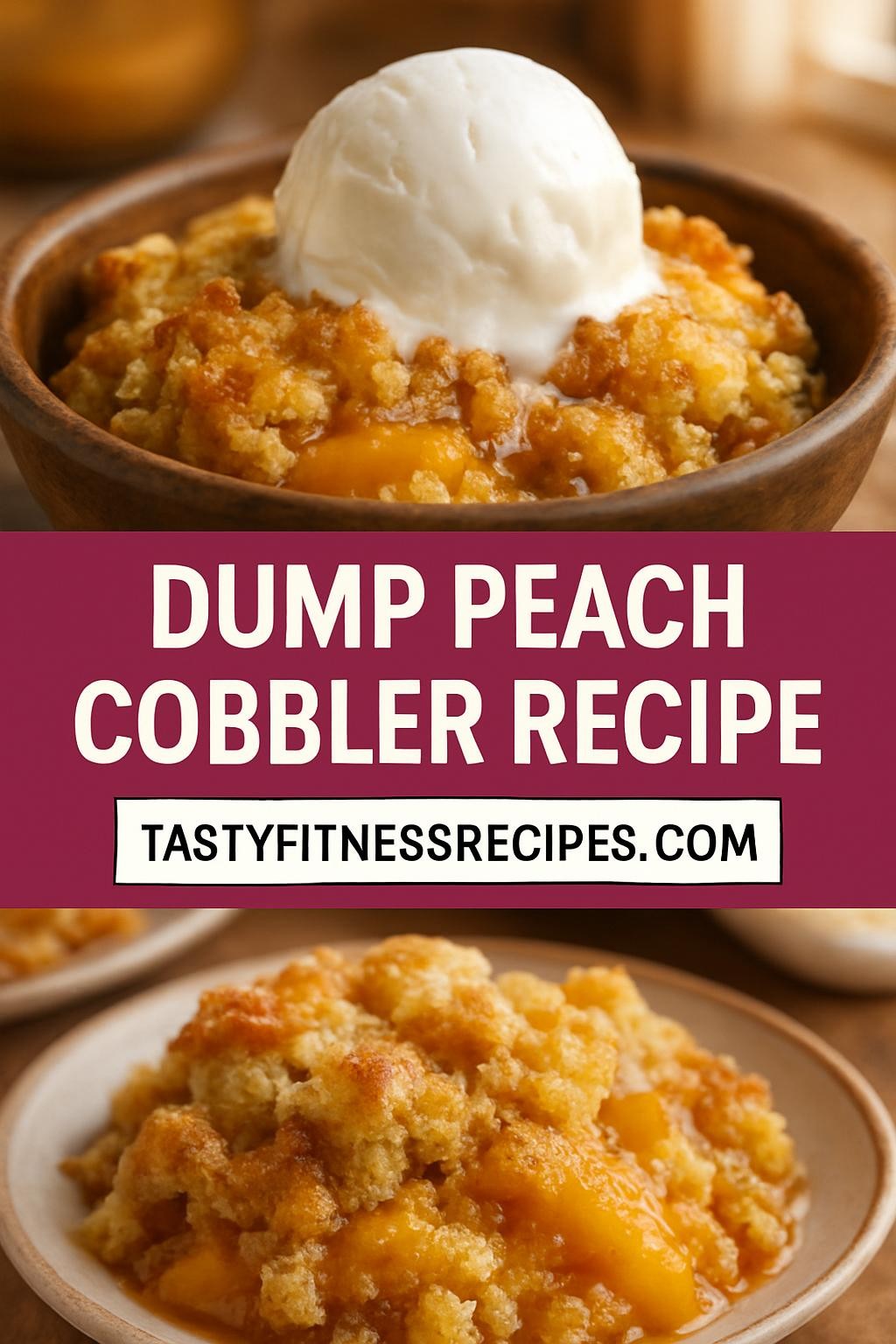 dump peach cobbler recipe