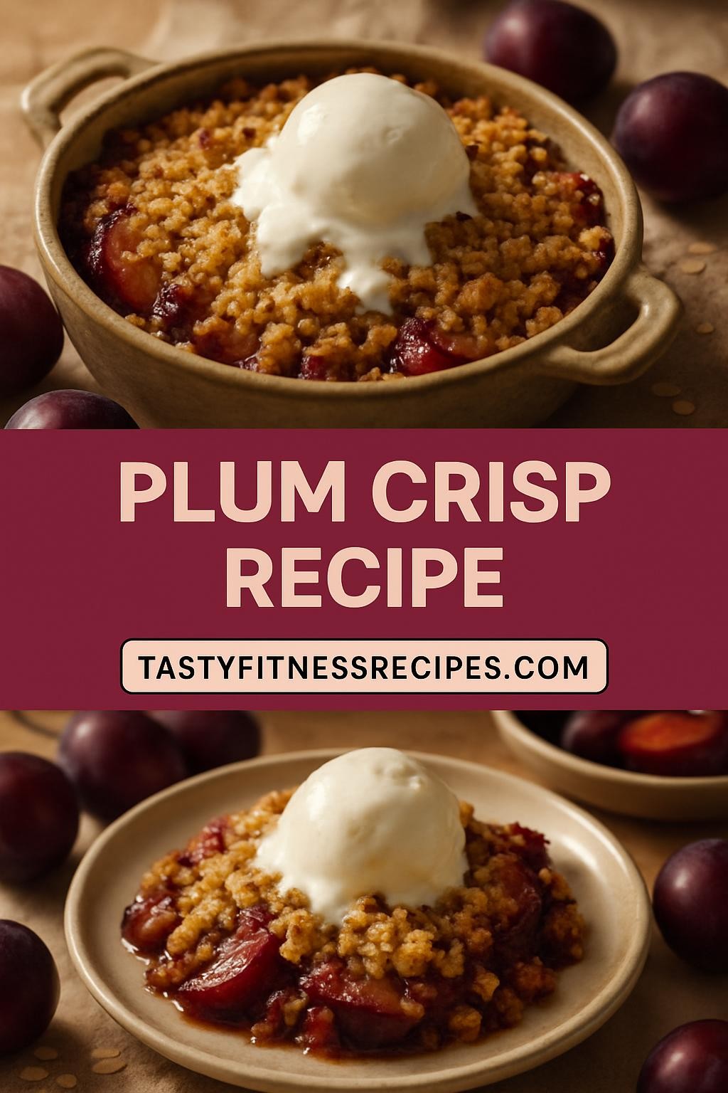 plum crisp recipe