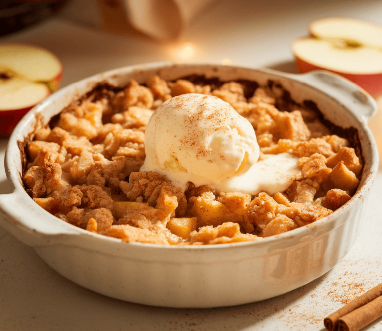 Apple Crisp Without Oatmeal