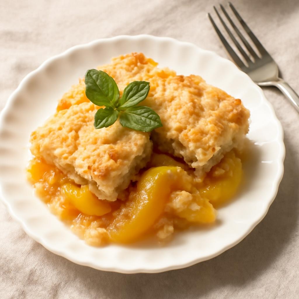 dump peach cobbler recipe