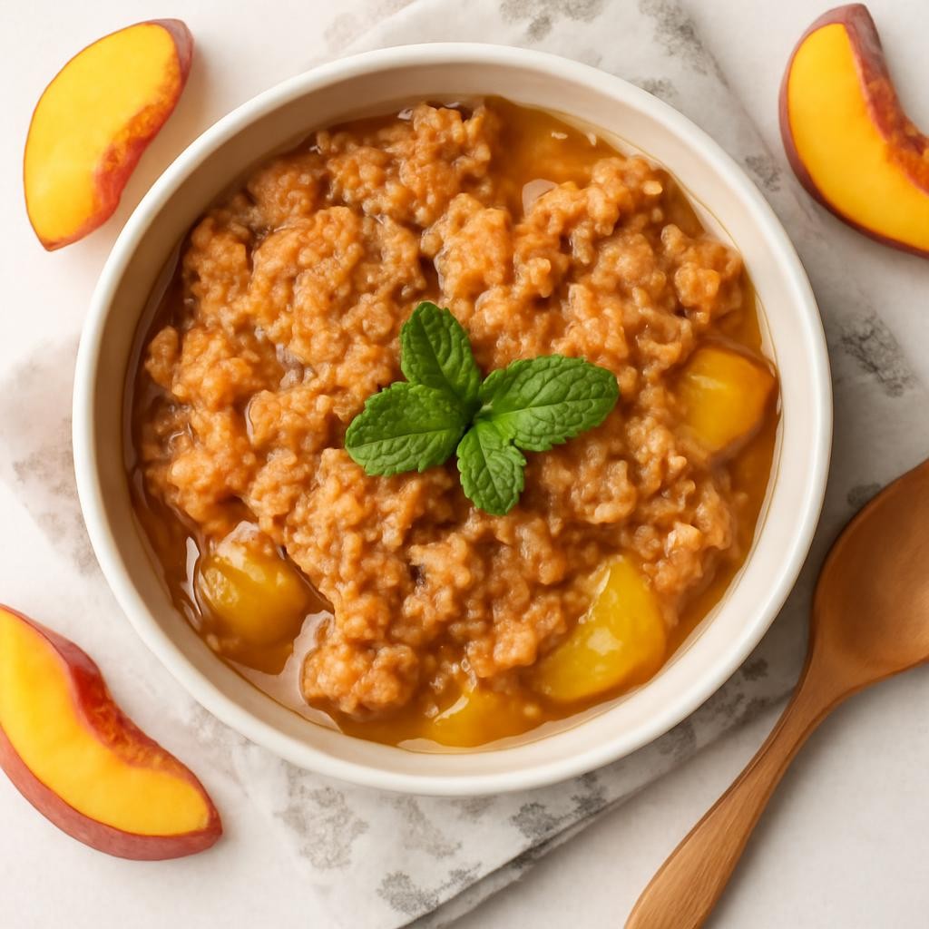 frozen peach cobbler recipe