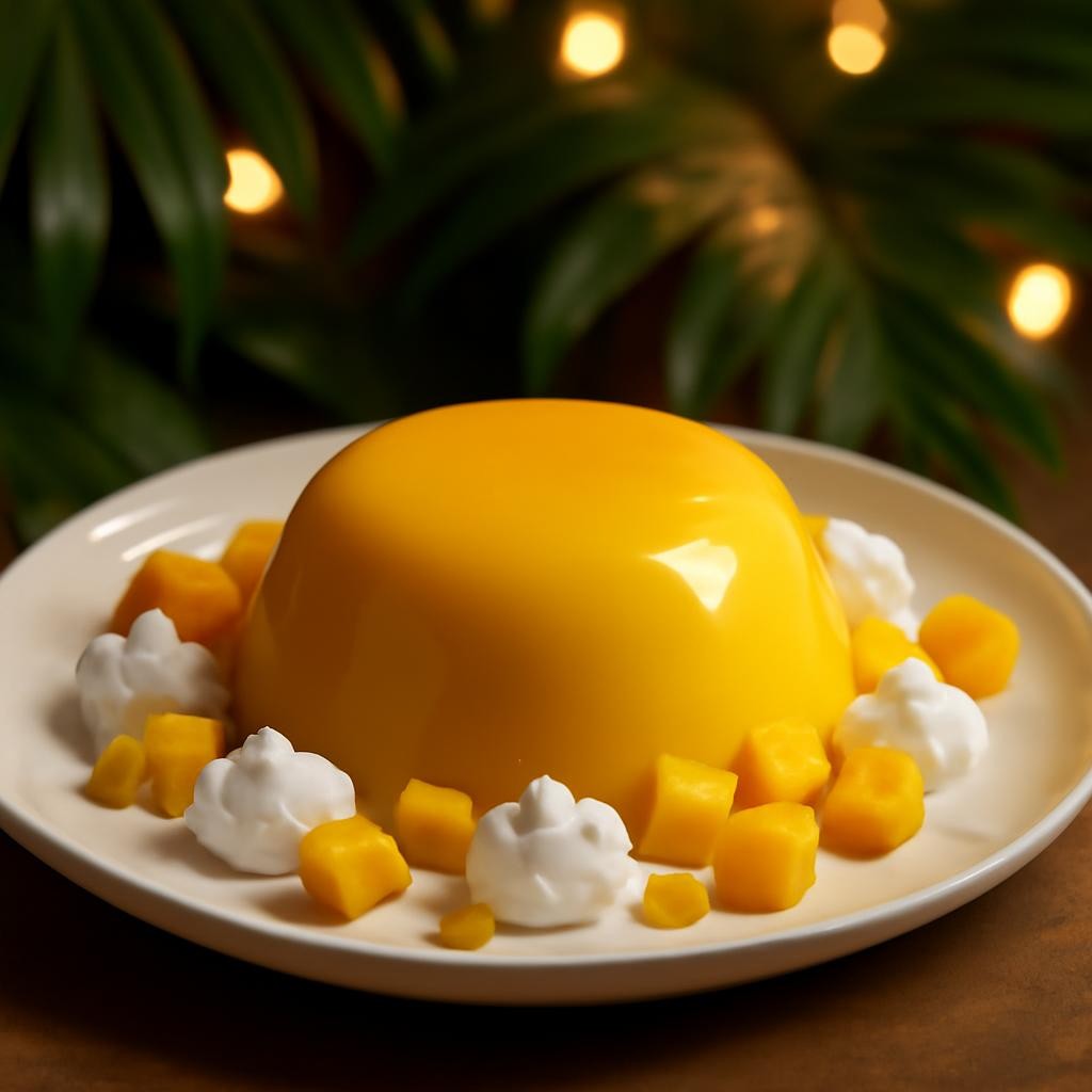 mango pudding recipe