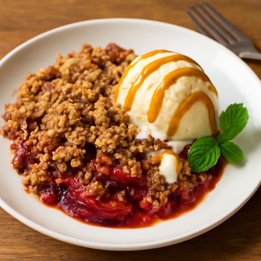 plum crisp recipe