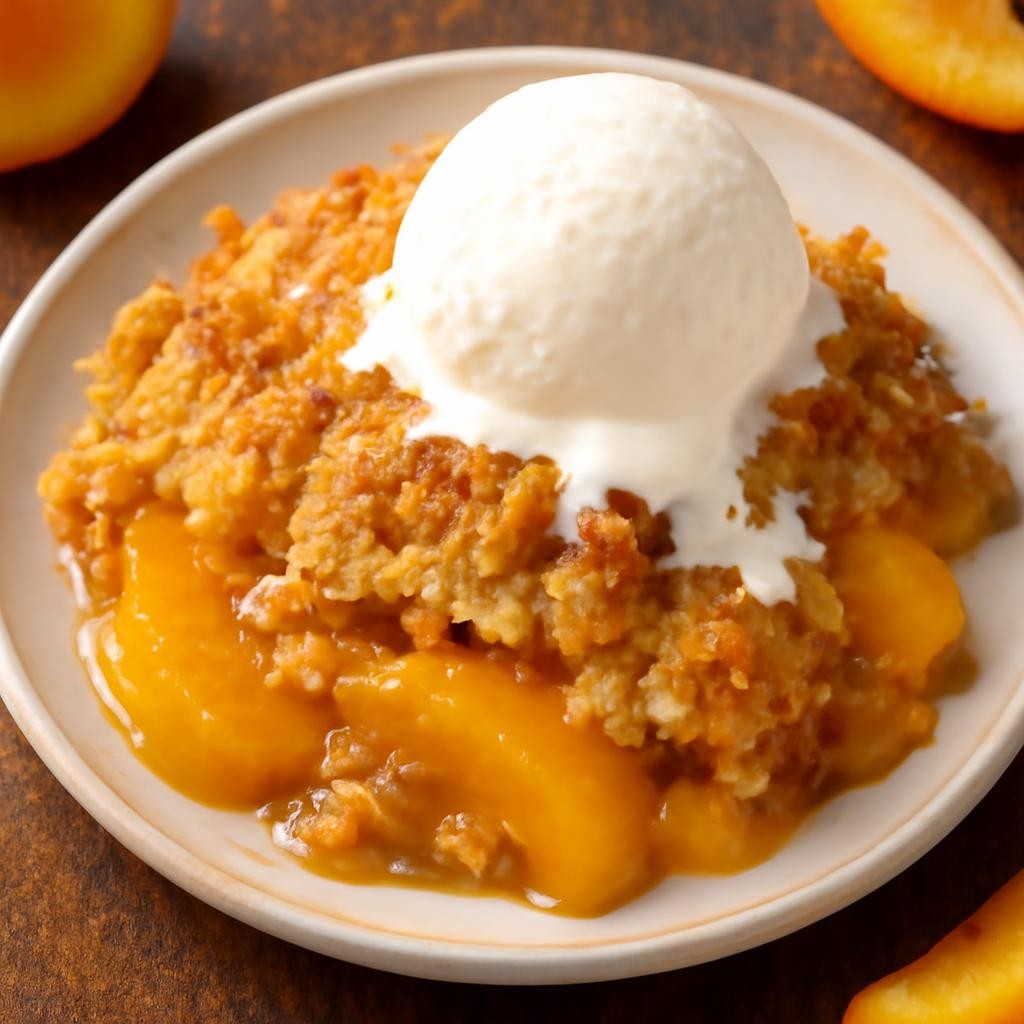 dump peach cobbler recipe