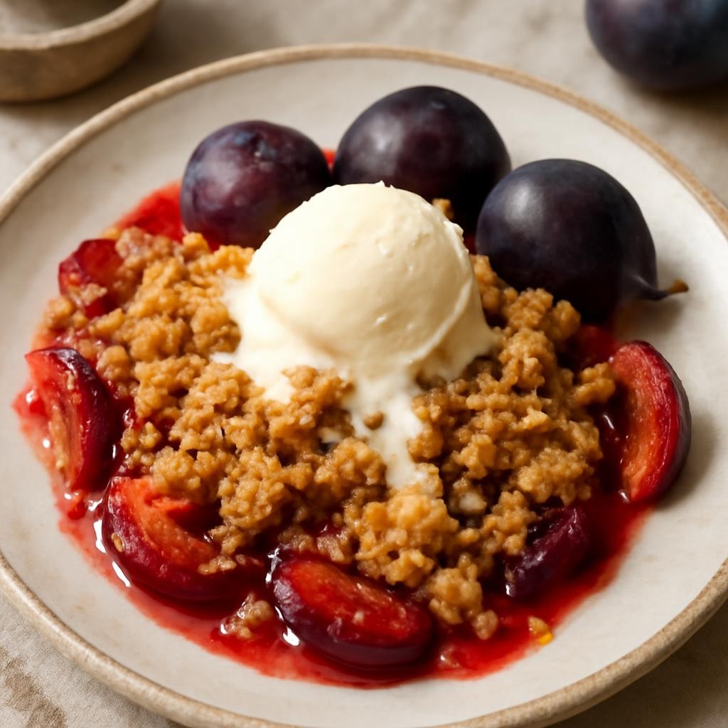 plum crisp recipe