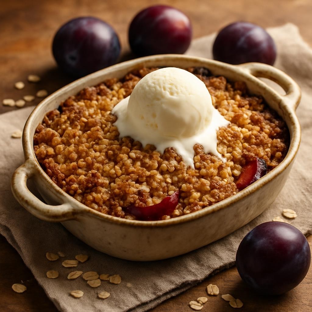 plum crisp recipe