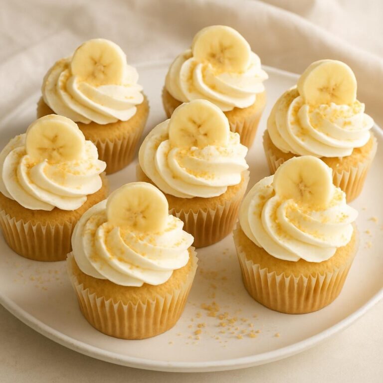 Banana Pudding Cupcake