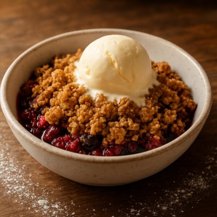 Frozen Berry Crisp