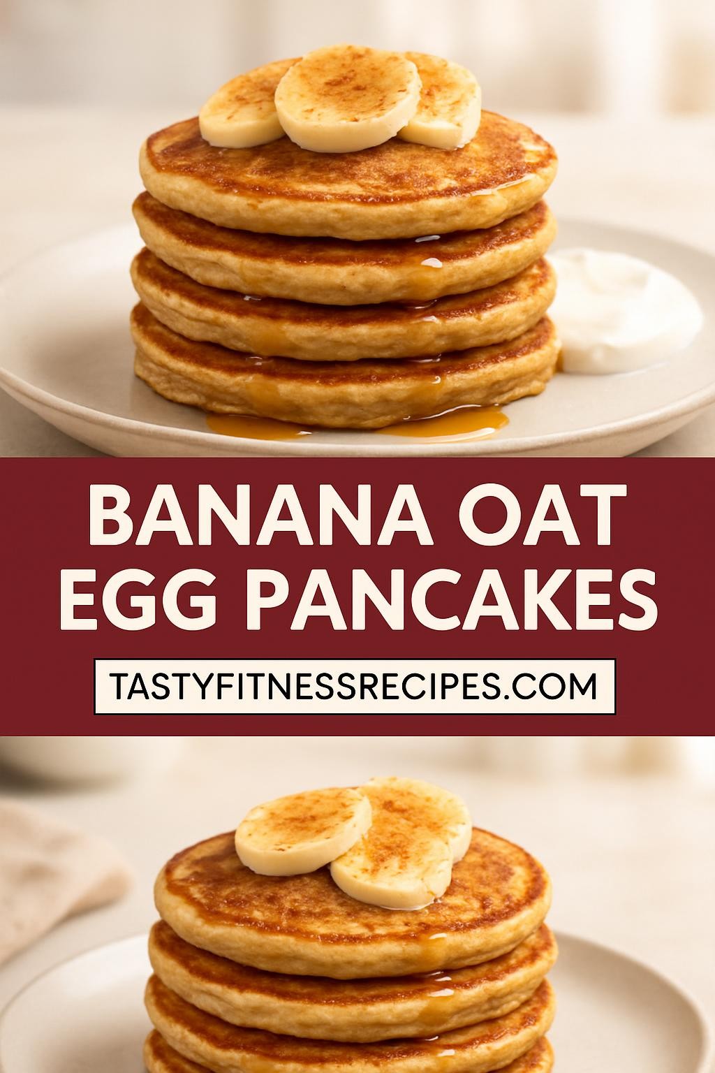 Banana Oat Egg Pancakes