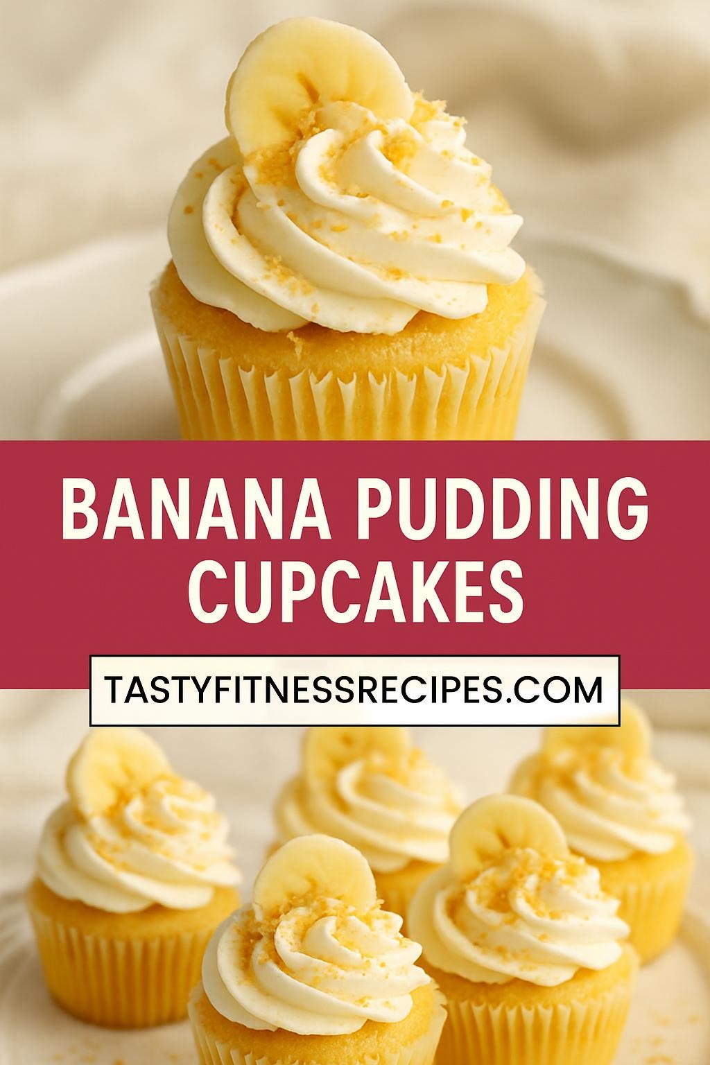 Banana Pudding Cupcake