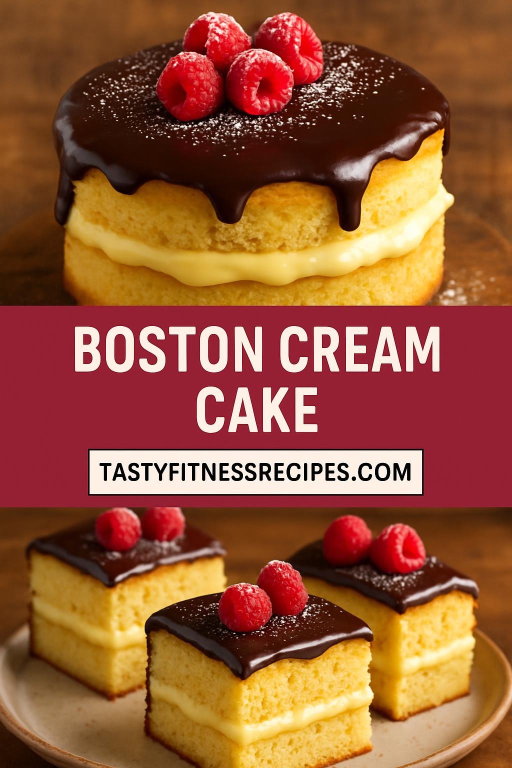 Boston Cream Cake