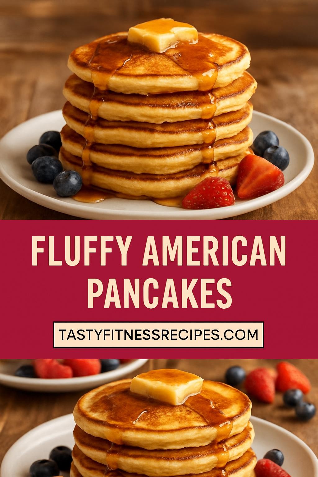 Fluffy American Pancakes