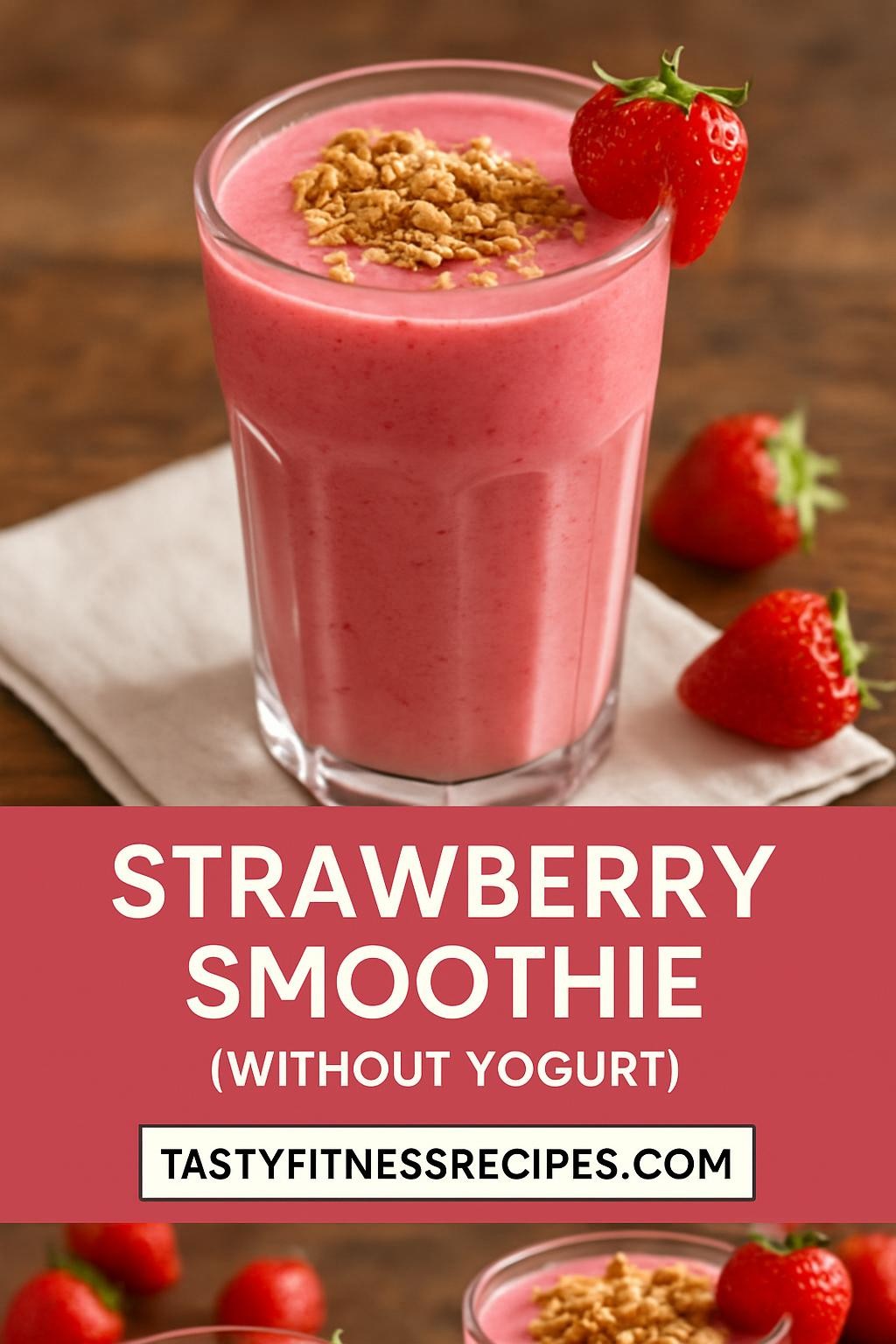Strawberry Smoothie (without yogurt)