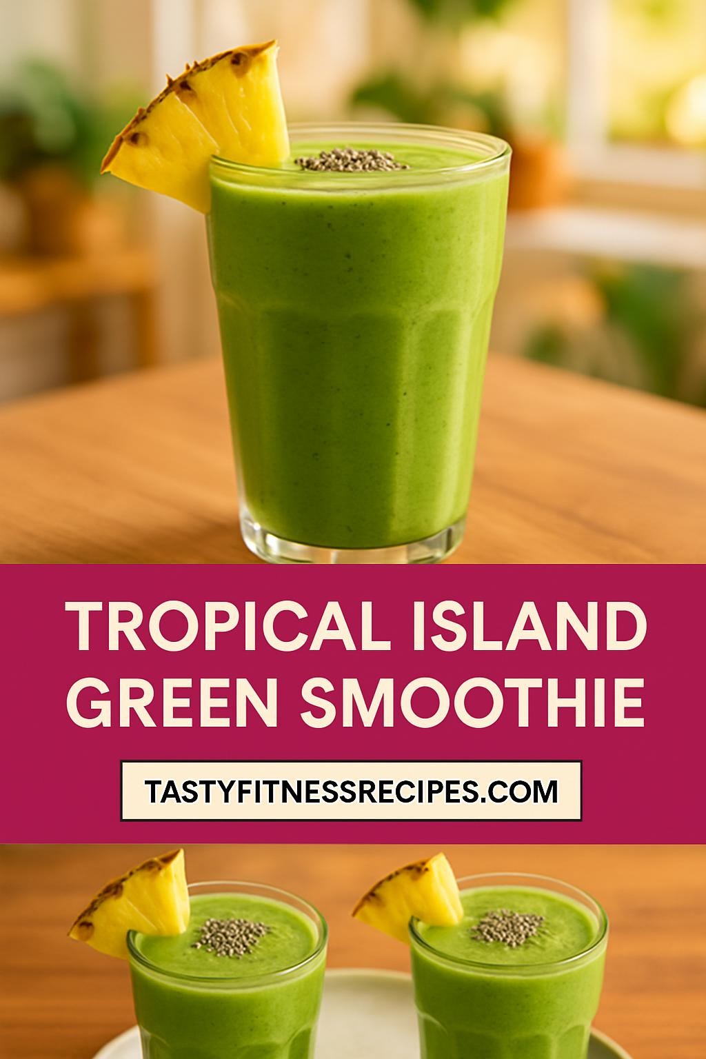 Tropical Island Green Smoothie