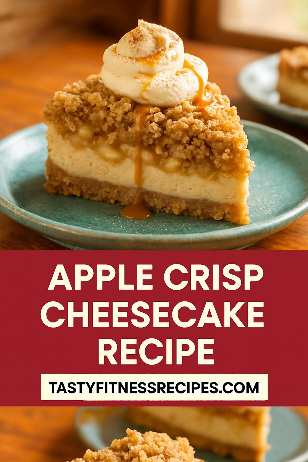 apple crisp cheesecake recipe