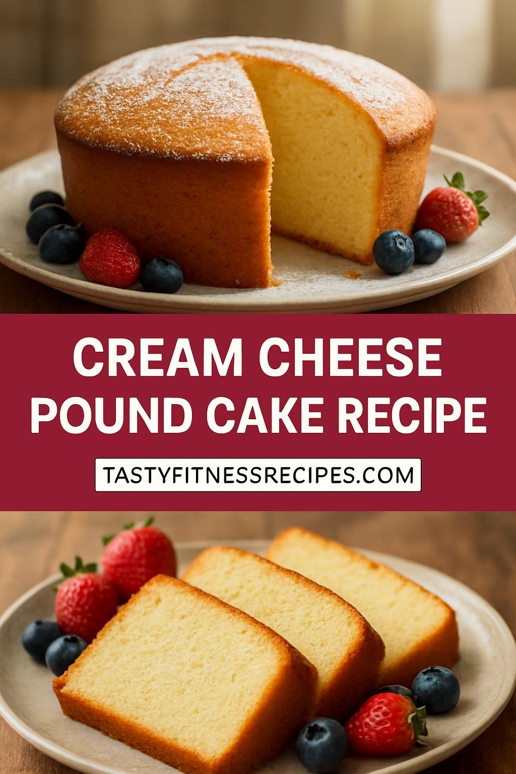 cream cheese pound cake recipe