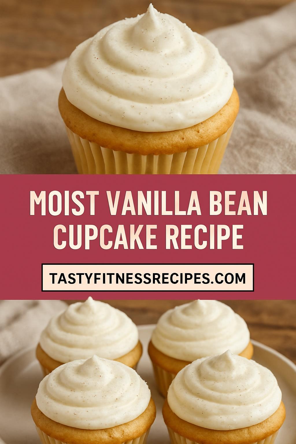 moist vanilla bean cupcake recipe